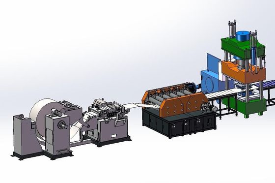 全自動変圧器クーラー生産ラインの自動積み降ろし