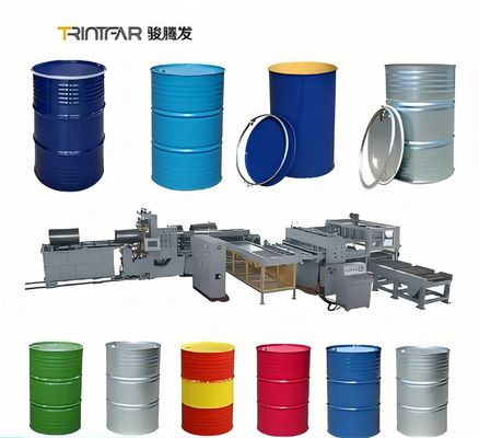 50 ガロン の 鉄製 樽 の 完全 自動 生産 ライン