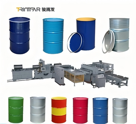 TRINTFAR 55ガロン自動スチールバレル溶接機 スチールドラム溶接設備