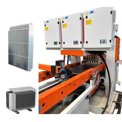 電源トランスフォーマー冷却装置の自動生産ライン - 冷却装置の高速製造機器 - プレート冷却装置の生産ライン