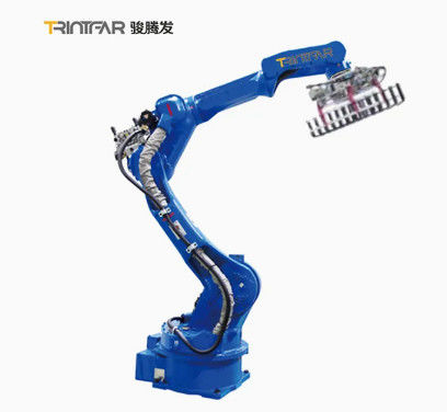 飛ぶグリッパーの腕のロボット箱のパッキングのロボット パレットで運搬する積み重ねを扱う6つの軸線のロボット