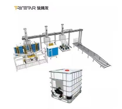 1000 リットルの Ibc タンクの管状のおりワイヤー溶接機のステンレス鋼の溶接機