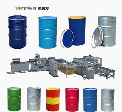 55ガロンの完全自動鋼製ドラム溶接生産ライン