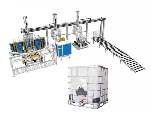 IBCグリッド曲げ箱 自動生産ラインを形成する