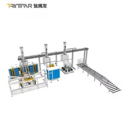 IBCトン桶枠生産ライン (折りたたみ機械を装備) 完全自動 / 自動操作ガイド / 完全自動トン桶生産ライン / 工場直接生産と販売機器